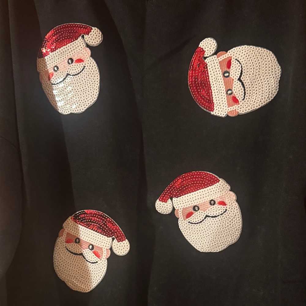 Christmas Sequin Santa Sweatshirt - Picture 4 of 6